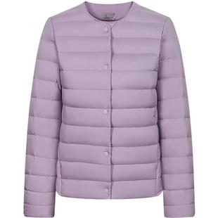 波司登新品秋冬女士羽绒内胆居家休闲内搭短款圆领内穿羽绒服外套