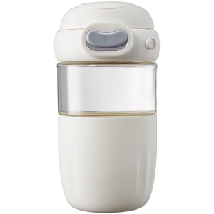 草莓生活水杯2025新款女士玻璃杯女生高颜值杯子家用耐高温办公室