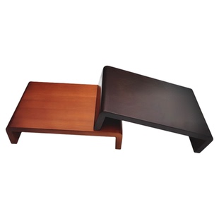 胡桃木增高架显示器垫高键盘收纳笔记本电脑屏幕支托架桌面收纳架