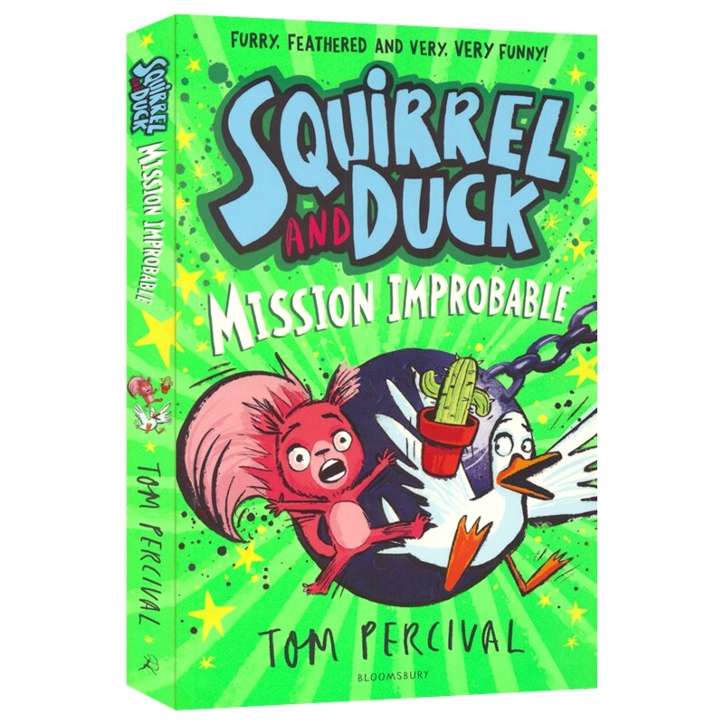 Squirrel and Duck Mission Improbable 松鼠和鸭子 不可能完成的任务 儿童章节小说故事书 小初文学 英文原版进口图书