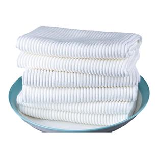 擦酒杯专用布白色口布擦杯布不掉毛酒店杯子厨房擦碗布吸水打杯布