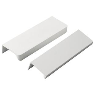 W1000暖白色衣柜隐形拉手橱柜抽屉茶几单面门缝封边超薄布罗把手