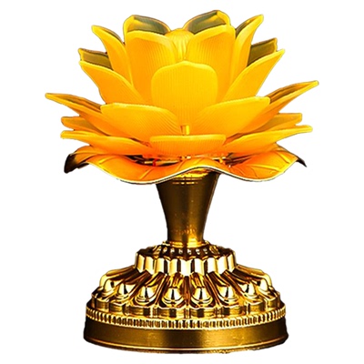 圆梦佳缘家用七彩led莲花灯