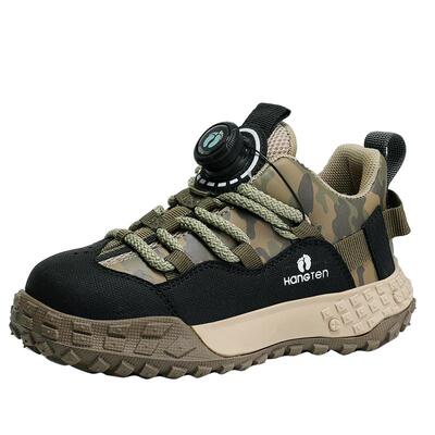 HANGTEN欢腾儿童运动鞋男童女童秋冬加绒二棉软底防滑跑步鞋男孩