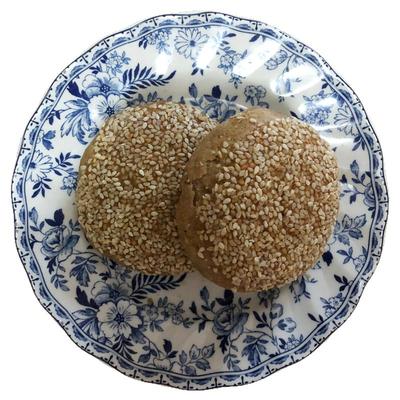 北京护国寺小吃芝麻烧饼糖火烧