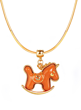 【马上有名】小马项链女款