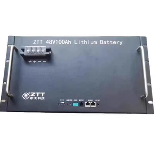 中天ZTT48100磷酸铁锂电池48V100ah通信医疗基站机房房车48V200ah
