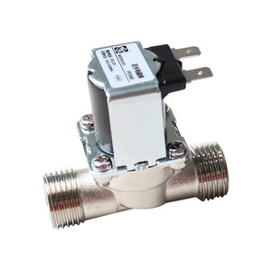 12V太阳能开水器电磁阀水箱无压放水4分纯铜有压耐高温开关进水阀