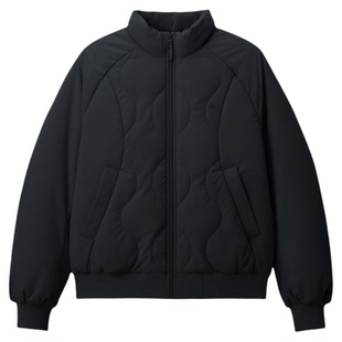 蕉下气绒夹克外套新款夹棉棉衣菱格美式飞行员保暖似羽绒轻薄棉服