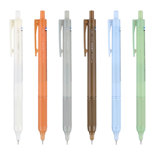 Tombow蜻蜓日本奶釉玻璃系列按压式中性笔瞬干顺滑签字办公书写用黑笔水笔可换替芯高颜值高中生学生文具书写