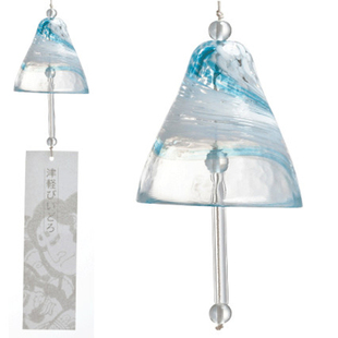日本aderia石冢硝子津轻彩色玻璃风铃日式手工家居挂饰女生礼物