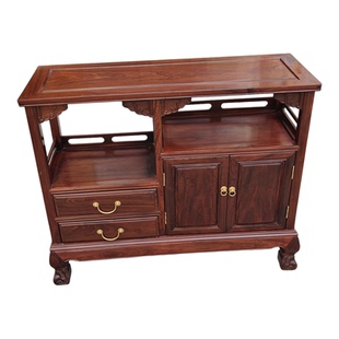 红木餐边柜1米东非酸枝木茶水柜实木客厅储物原木厨房高端收纳柜