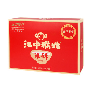 江中猴菇米稀袋装原味养胃早餐猴姑米稀简易装青稞黑芝麻糊米小稀
