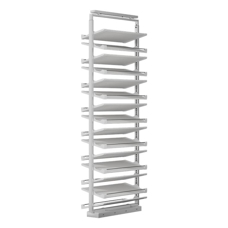 抽拉鞋架不锈钢家用大容量可伸缩