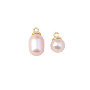 淡水天然珍珠小吊坠配件单颗贝珠小滴溜坠子散珠diy手链手串材料