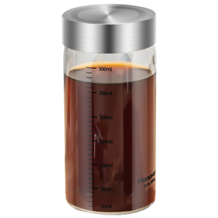 中药分装瓶耐高温空瓶带刻度便携玻璃密封罐喝中药液杯子储存瓶