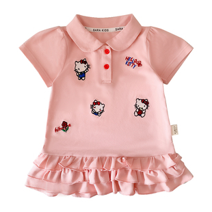 女宝宝连衣裙夏季薄款超萌可爱女童裙子夏装小月龄甜美公主裙夏天