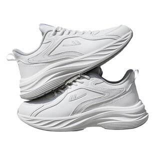 回力女鞋2026春季运动鞋女款皮面轻便减震防溅水女士休闲鞋跑步鞋