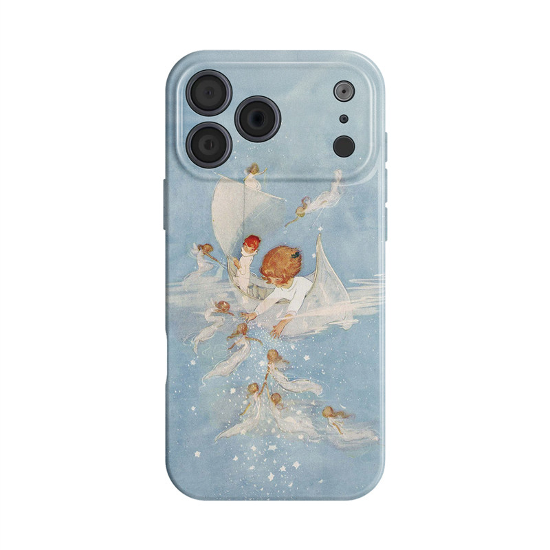 水中精灵~插画艺术ins适用苹果17promax手机壳iphone16华为pura70小米15opporeno14荣耀400少女iqoo13红米k90