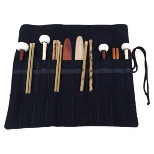 新款京剧鼓板包三块云板手板套越剧秦腔鼓师垫腿布锣槌鼓棒裹卷包