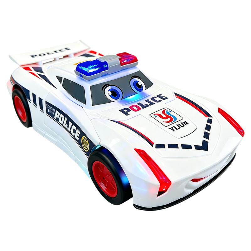 全自动特技变形警车汽车儿童玩具