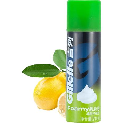 吉列软化胡须柠檬味道剃须用品