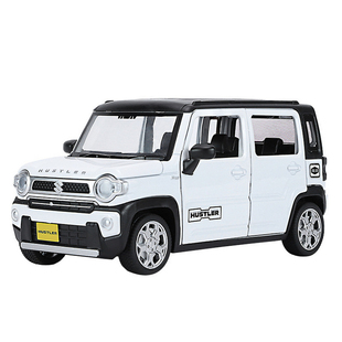 仿真铃木Hustler合金SUV汽车模型6开门回力避震越野玩具车模摆件
