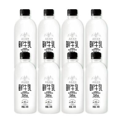 乍甸巴氏杀菌纯牛奶250g×8瓶