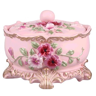 轻奢珠宝盒创意首饰盒化妆品收纳盒北欧ins时尚欧式树脂储物盒子