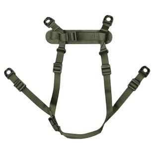 FAST-OPSH-NAPEAF战术头盔改装悬挂四点系统防弹头盔挂带下巴托