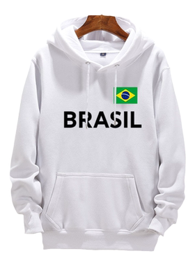 巴西国家队足球运动上brazil外套