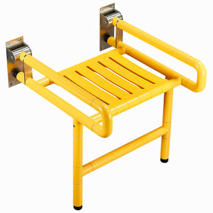 浴室折叠凳卫生间老年人洗澡凳老人扶手栏杆壁挂式防滑安全沐浴椅