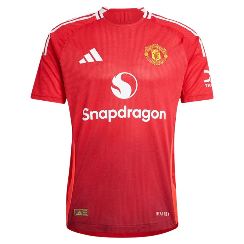 Adidas阿迪达斯男子24-25赛季曼联主场球员版足球短袖球衣JF1291