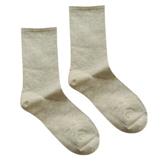 3双 万年百搭复古日系精梳棉中筒袜女纯色高罗口堆堆袜四季长袜子