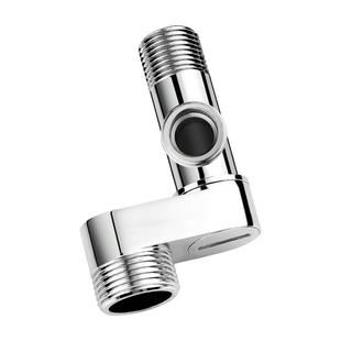 万向曲角接头淋浴龙头花洒偏心移位弯角加宽加长三通变径拐脚配件