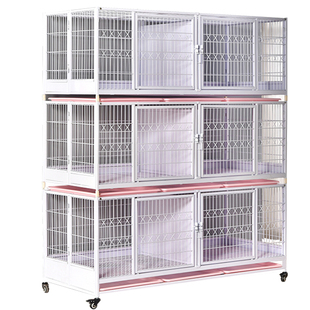 小胖子笼具折叠猫笼三层繁育猫笼猫舍宠物店猫繁殖笼可拆洗猫笼子