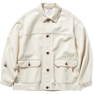 【官方正品】nautica白帆 日系中性复古潮流牛仔夹克外套JW4101