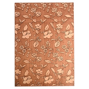 仿宋砑花笺板 传统砑花 信笺 木板 砑花板 砑石 宋代砑花笺底板