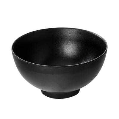 密胺餐具火锅店塑料小碗调料碗商用餐厅饭店黑色仿瓷汤碗饭碗粥碗