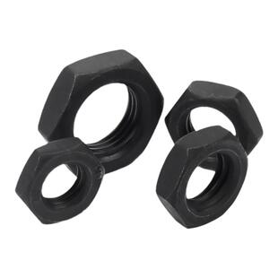 8.8级细牙六角薄螺母扁螺帽螺丝帽MM6M8M10M12M14*1*1.25*1.5