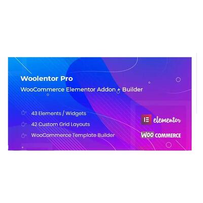 WooLentor Pro 汉化中文版WooCommerce自定义设计扩展小工具插件