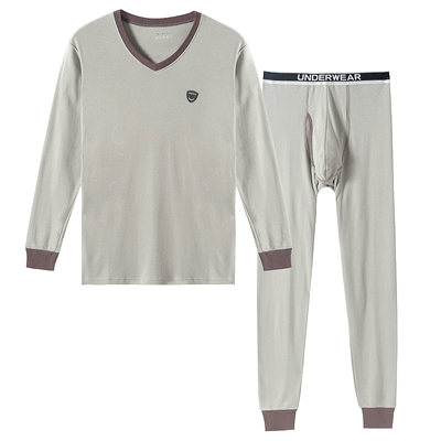 男士全棉青少年保暖内衣