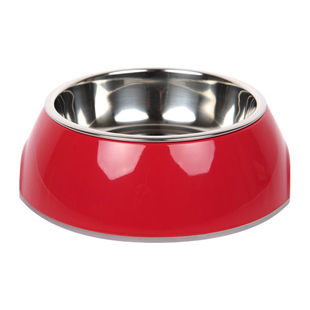 Super休普宠物狗狗碗栓双层圆碗猫狗食盆饮水器饭碗猫粮喂食碗