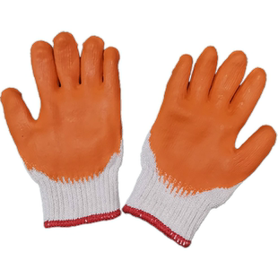 宝康力涂胶手套尼龙牛筛棉纱衬里劳保作业防滑搬玻璃专用防磨手套