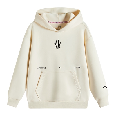 安踏儿童冬男女童针织连帽套头衫