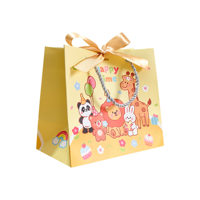 幼儿园过生日伴手礼品袋小学生开学毕业礼物袋儿童节日手提纸袋子