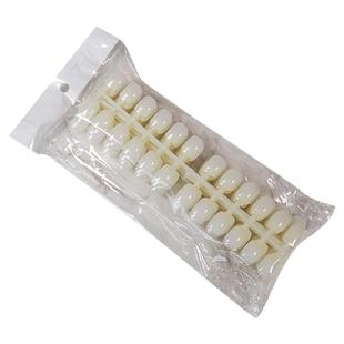 日式短方圆打版甲片美甲作品款式椭圆水滴梯形假指甲色板练习专用