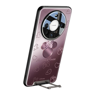 迪士尼适用华为mate50pro手机壳情侣mete60por带支架隐形mt40新款mata30米奇epro超薄磨砂高级感一体式外壳女