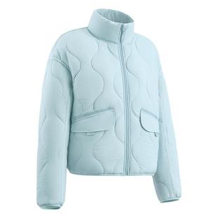 蕉下立领气绒服女秋冬季轻薄短款菱格棉服保暖似羽绒防风夹棉棉衣