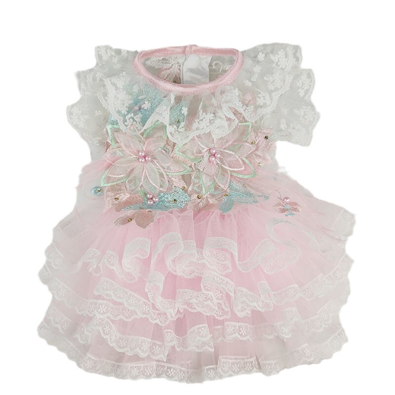 六瓣花春夏季小型裙子狗狗衣服